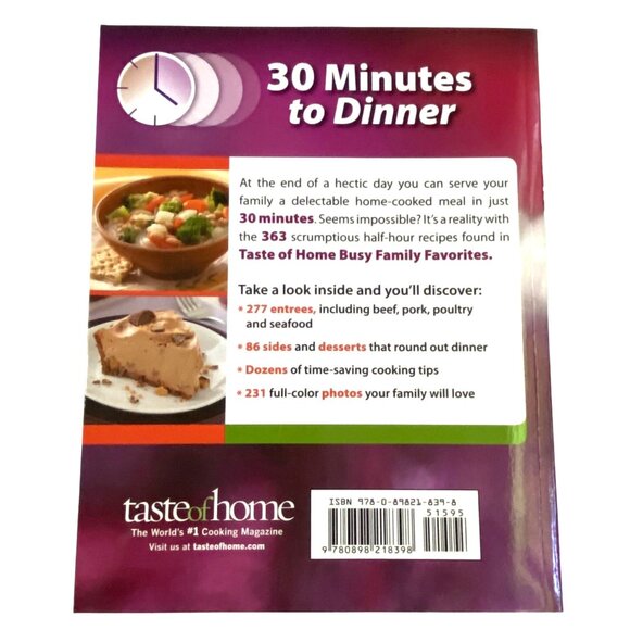 Taste of Home Cookbook Paperback Lot of 3 Church Supper Almost Homemade Family - Picture 3 of 10